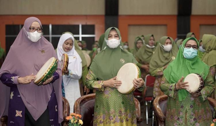 Bupati Inhil Hadiri Peringatan Harlah Muslimat NU ke 75