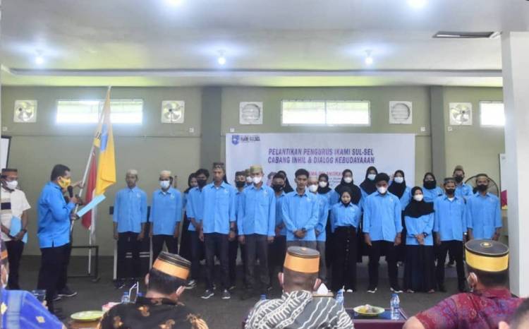 Wabup H.Syamsuddin Uti Hadiri Pelantikan IKAMI Sul-Sel Priode 2021 - 2022 Cab.Inhil