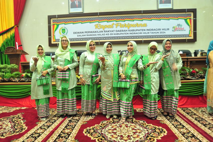 DPRD Gelar Rapat Paripurna Milad Ke 59 Kabupaten Indragiri Hilir