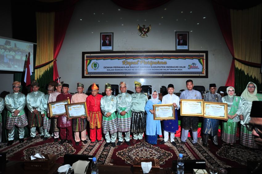 DPRD Gelar Rapat Paripurna Milad Ke 59 Kabupaten Indragiri Hilir