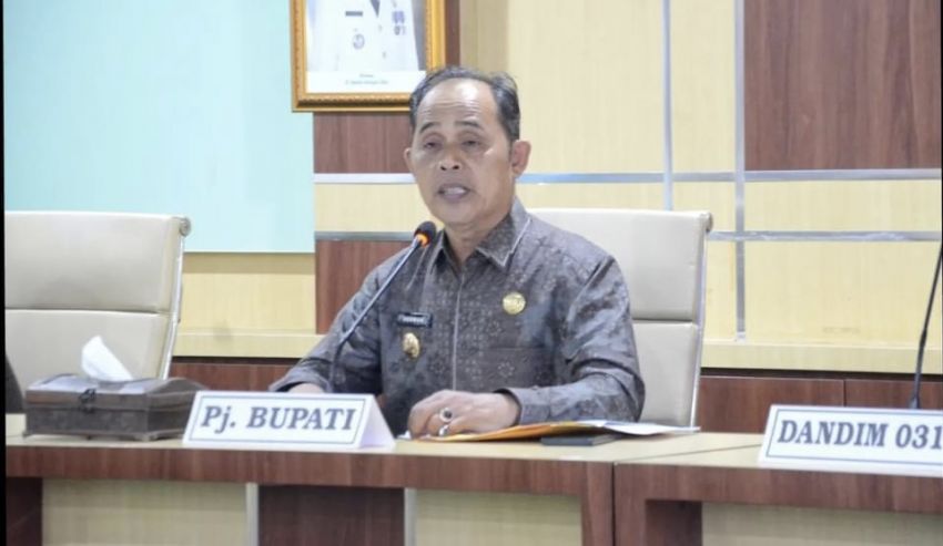 Persiapan Hari Raya Idul Fitri 1445 H Pj Bupati Herman Pimpin Rakor Bersama Forkopimda