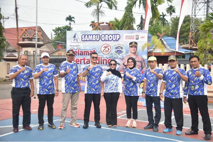 Pj Bupati Inhil Herman Diwakili Kadis Porabudpar Buka Turnament Kapolres Cup III