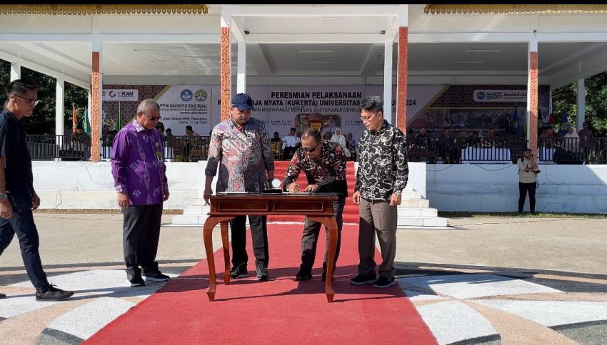 Optimalkan Website Desa melalui KUKERTA  Pemkab. Inhil Bekolaborasi dengan UNRI