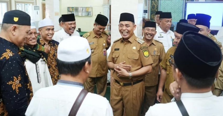Pj.Bupati Herman Membuka Bimbingan Manasik Musim Haji 1445 H / 2024 M