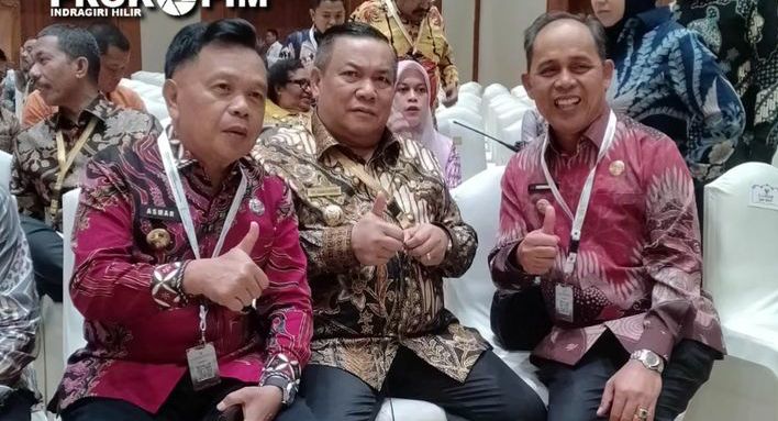 Pj Bupati Inhil Herman Ikuti Penyerahan LHP LKPP Dan ILHP Tahun 2023 Di Hadiri Presiden Jokowi