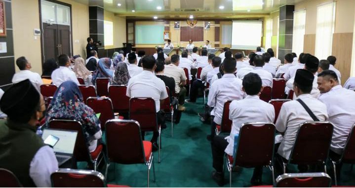 Pj Bupati Inhil Herman Pimpin Rapat Evaluasi Pembangunan 2024