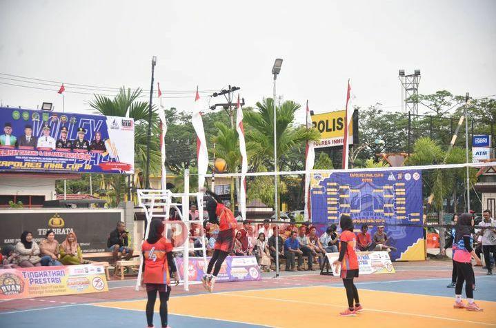 Pj Bupati Inhil Herman Diwakili Kadis Porabudpar Buka Turnament Kapolres Cup III