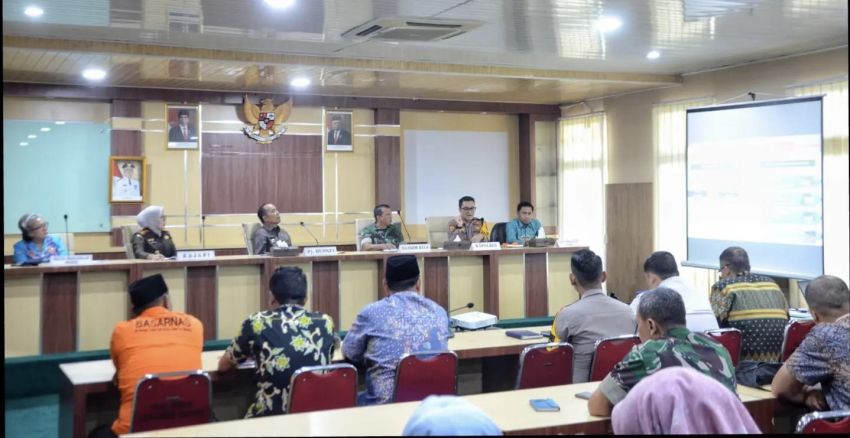 Persiapan Hari Raya Idul Fitri 1445 H Pj Bupati Herman Pimpin Rakor Bersama Forkopimda