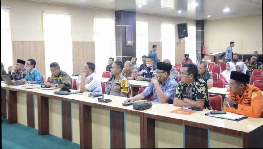Persiapan Hari Raya Idul Fitri 1445 H Pj Bupati Herman Pimpin Rakor Bersama Forkopimda