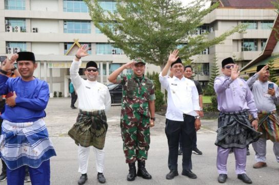 Kunjungan Kerja Pj Gubernur Riau, Pj Bupati Inhil Herman Ucapkan Terimah Kasih