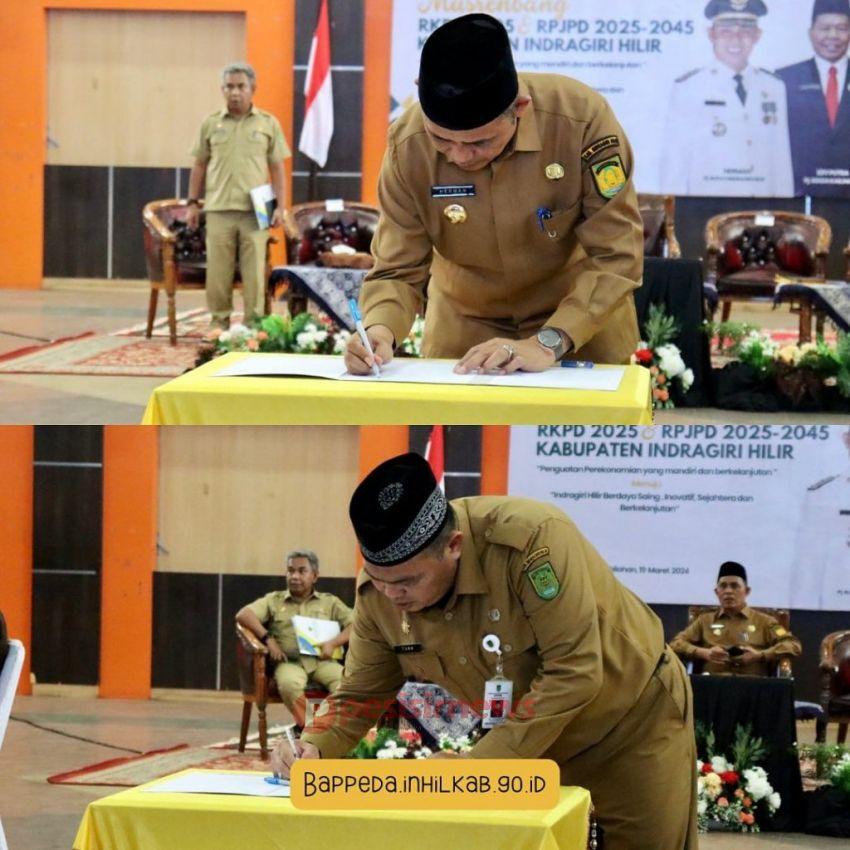 Pj. Bupati Herman membuka Musyawarah Rencana Pembangunan (MUSRENBANG]