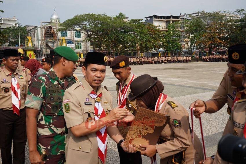 Peringati Hari Pramuka Ke 63, Pj Bupati Inhil Erisman Yahya: Pendidikan Pramuka Dampak Positif Bagi Pengembangan Karakter