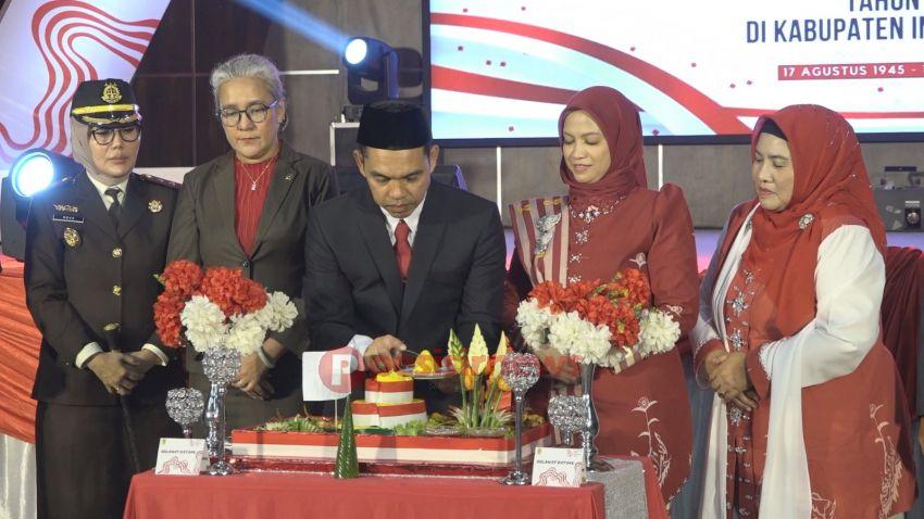 Pj Bupati Inhil Erisman Yahya Dakan Malam Resepsi Hari Ulang Rahun Republik Indonesia Ke 79