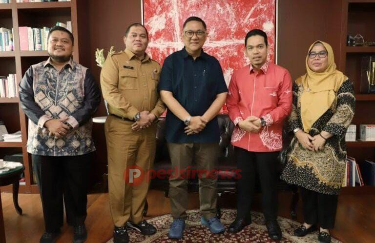 Pj Bupati Inhil Erisman Yahya Jemput Sambangi BAPPENAS RI Upaya Percepatan Pembangunan Daerah
