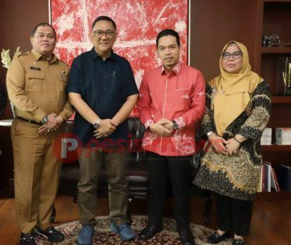 Pj Bupati Inhil Erisman Yahya Jemput Sambangi BAPPENAS RI Upaya Percepatan Pembangunan Daerah