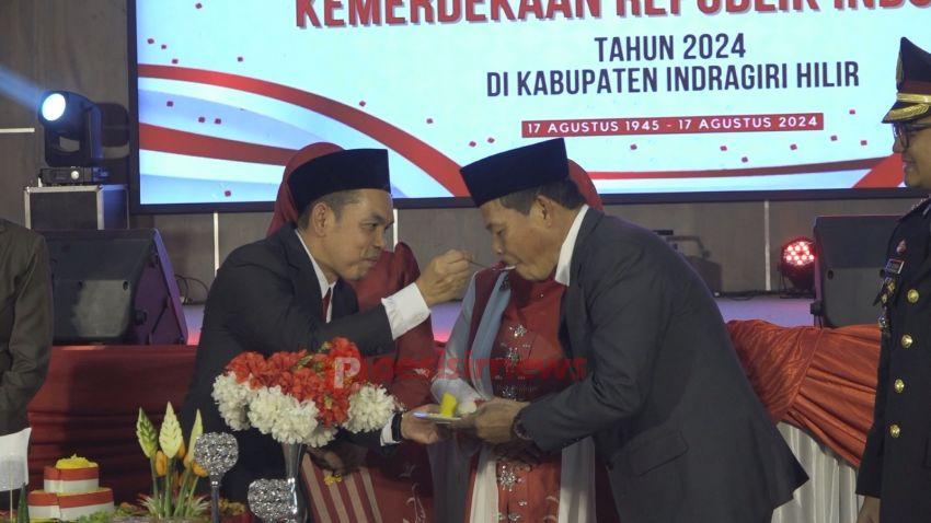 Pj Bupati Inhil Erisman Yahya Dakan Malam Resepsi Hari Ulang Rahun Republik Indonesia Ke 79