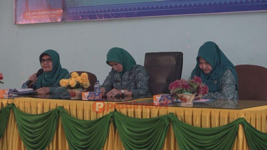 Pj TP. PKK Inhil Kartika Sari Erisman Ekspose Program Pokok PKK