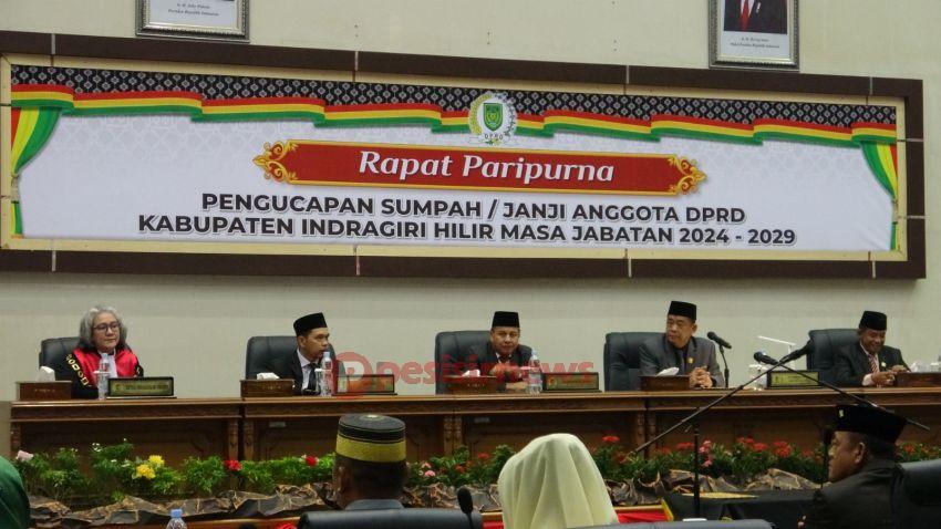 Pj Bupati Inhil Erisman Yahya Hadiri Pelantikan DPRD Inhil,DPRD Adalah Mitra Kepala Daerah