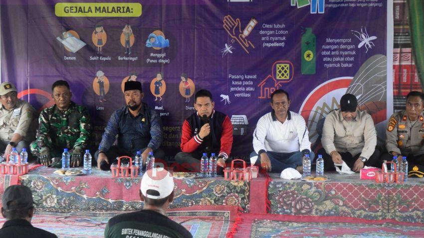 Tindak Lanjuti Kasus KLB Malaria di Desa Kuala Selat, Pj Bupati H Erisman Yahya Turun Langsung