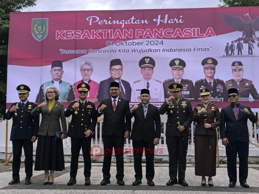 Pj Bupati Inhil Erisman Yahya Yang Diwakili Muammar Gaddafi Peringati Hari Kesaktian Panca Sila