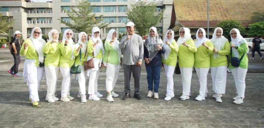 Dinkes Inhil Laksanakan Senam Sehat Osteoporosis