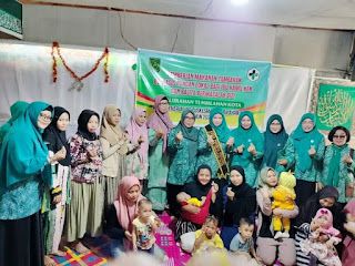 Ketua Pembina Posyandu Inhil Hadiri Pemberian Makanan Berbasis Pangan Lokal