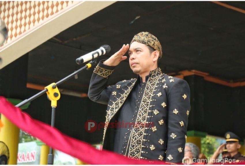 Penjabat (Pj) Bupati Indragiri Hilir, H. Erisman Yahya, menghadiri Upacara Peringatan 96 tahun Hari Sumpah Pemuda 2024