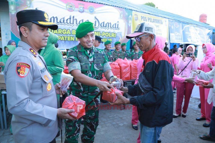 Kapolres dan Dandim 0314/Inhil Pantau Jalur Mudik di Pelabuhan Pelindo