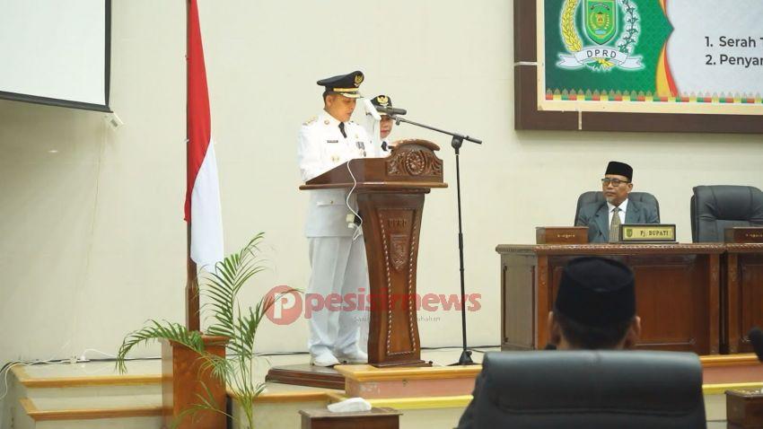 DPRD Inhil Gelar Paripurna ke-7 H. Herman Resmi Jabat Bupati, Siap Jalankan Program 100 Hari
