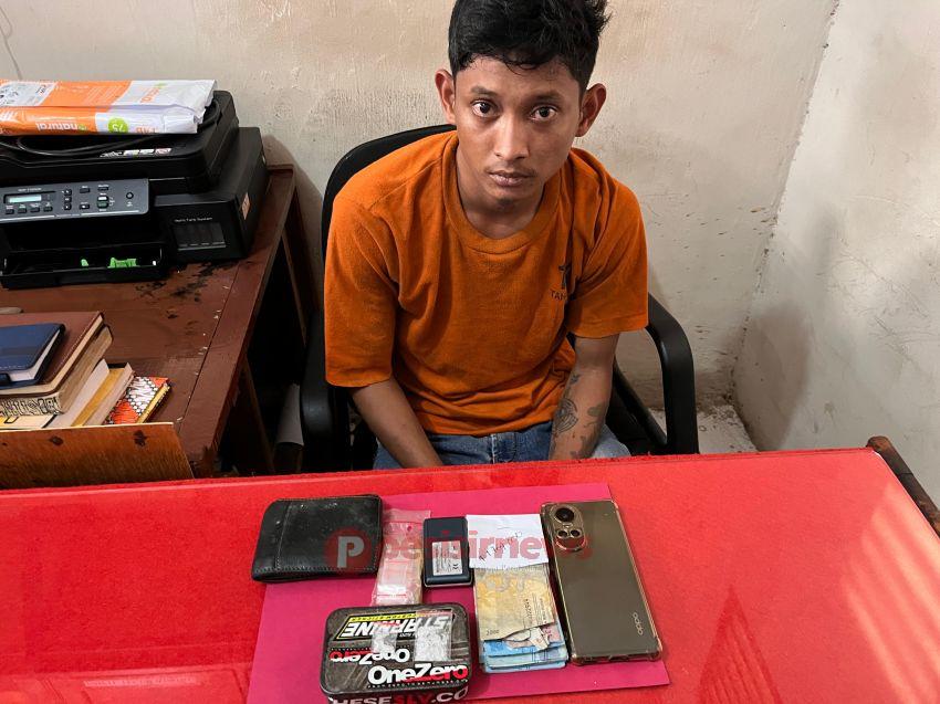 Pengedar Sabu di Air Balui Diamankan Polsek Kemuning