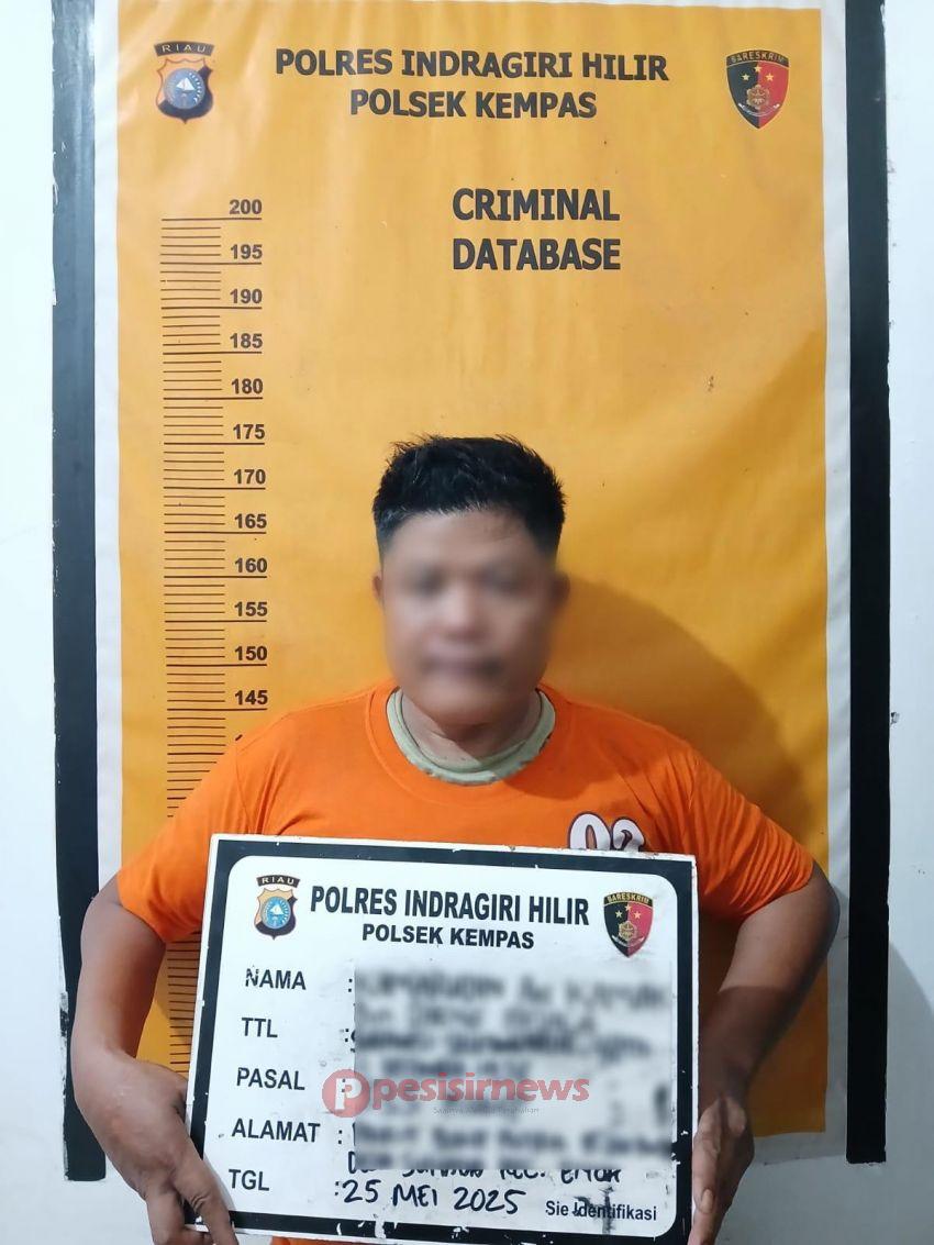 Ancam Penjual dengan Badik, Pria Ini Diamankan Polres Inhil