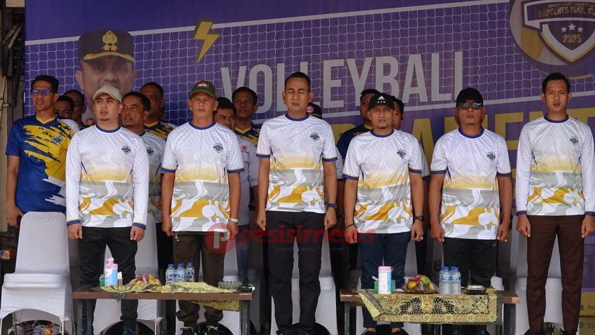 Bupati Inhil Buka Secara Resmi Kapolres Volley Ball Cup Iv Tahun 2025