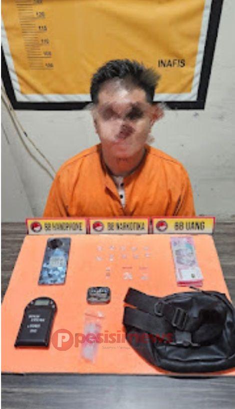 Satresnarkoba Polres Inhil Ungkap Kasus Peredaran Narkoba di Tembilahan Hulu, Satu Pengedar Diamankan