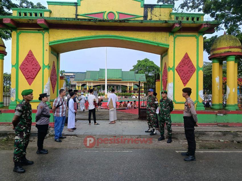 Polres Inhil Giat Pengamanan Sholat Idul Adha