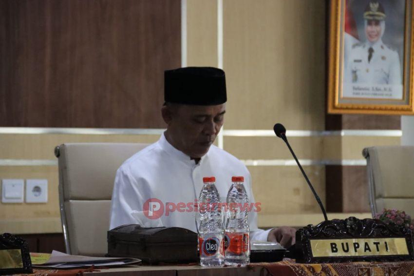 Bupati Inhil Pimpin Rapat Evaluasi Pembangunan Tahun Anggaran 2025