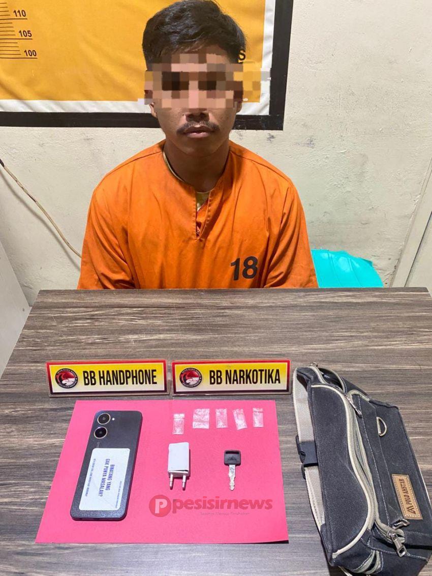 Polres Inhil Berhasil Ungkap Kasus Narkotika di Hotel Reni Inn, Pengedar Diamankan Beserta Barang Bukti