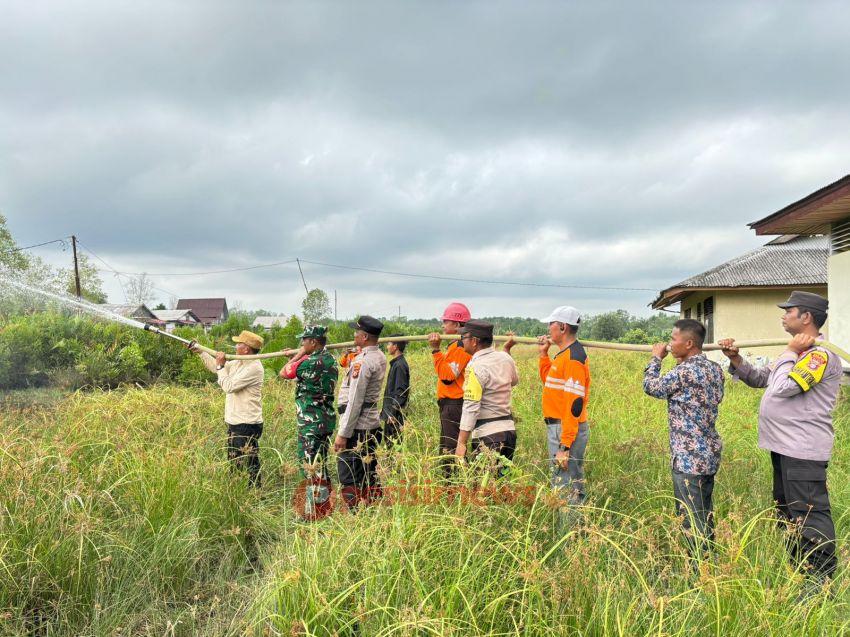 Wujudkan Inhil Bebas Asap, Polsek Tanah Merah Gelar Apel Kesiapsiagaan Penanggulangan Karhutla