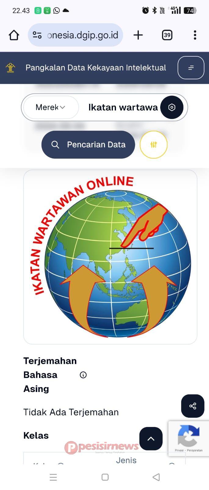 Nama dan Logo IWO Dicatut Jadi Merek, Perkumpulan Wartawan Online Resmi Digugat