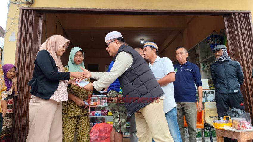 Tim Relawan Mafirion Salurkan Bantuan untuk Korban Kebakaran di Pulau Kijang, Reteh