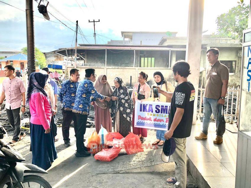 Korban Kebakaran: Kami Tak Sendiri, Terimakasih IKA SMAN 1 Tembilahan