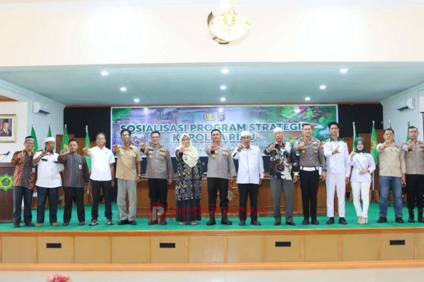 KAPOLRES INHIL SOSIALISASIKAN PROGRAM STRATEGIS KAPOLDA RIAU: RAGA, GREEN POLICING, RADAR, DAN JALUR