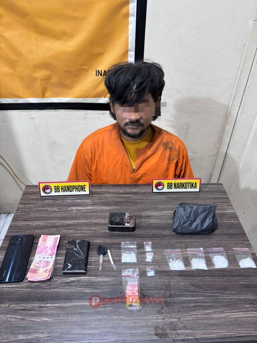 Satresnarkoba Polres Inhil Ungkap Kasus Sabu 25,79 Gram, Seorang Pengedar Diamankan