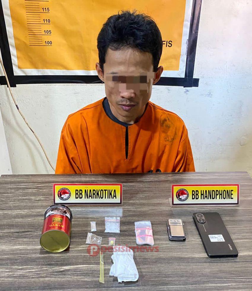 Polres Inhil Amankan Pengedar Sabu dan Ekstasi di Keritang