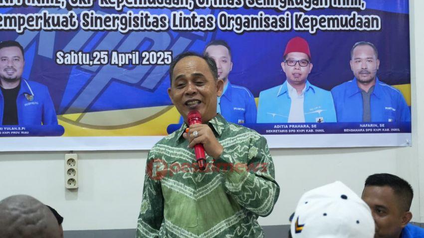 Bupati Inhil, Herman Dorong Peran Strategis Pemuda, KNPI Inhil Perkuat Kolaborasi Lewat Kopi Morning