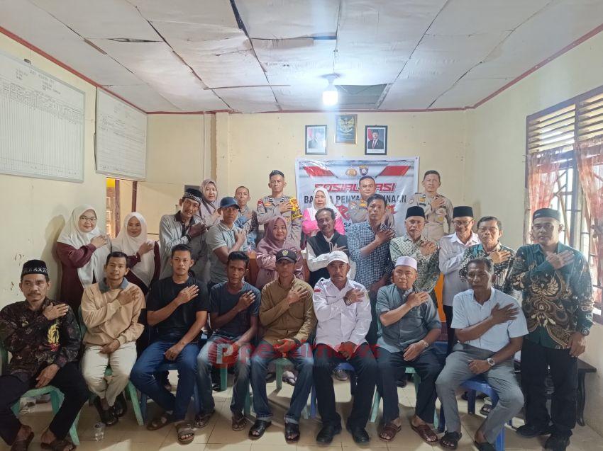 Polres Inhil Gelar Sosialisasi Bahaya Narkoba di Tempuling, Ajak Masyarakat Aktif Cegah Peredaran