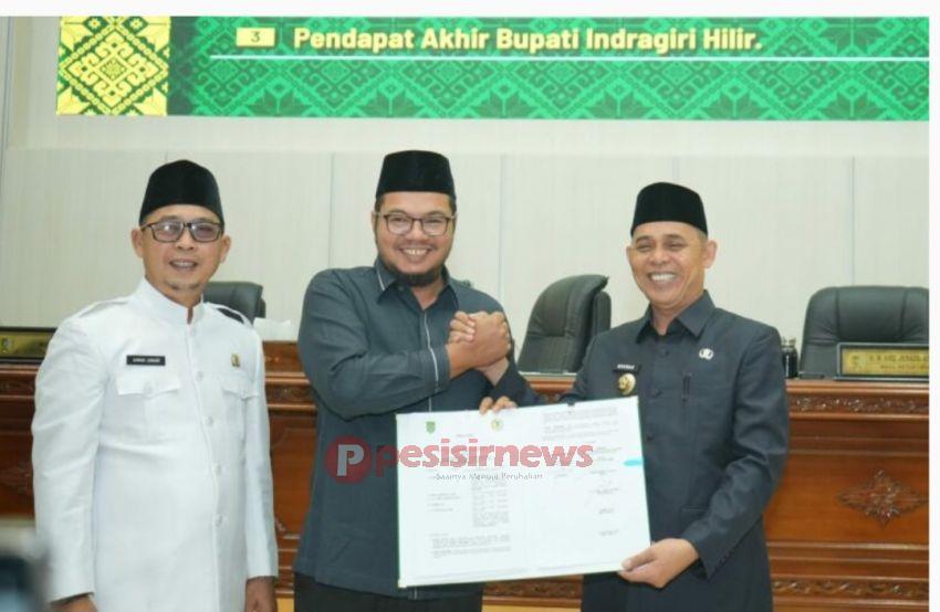 H Herman Hadiri Paripurna Ke 2 DPRD Kabupaten Inhil Masa Persidangan Ke V Tahun 2026