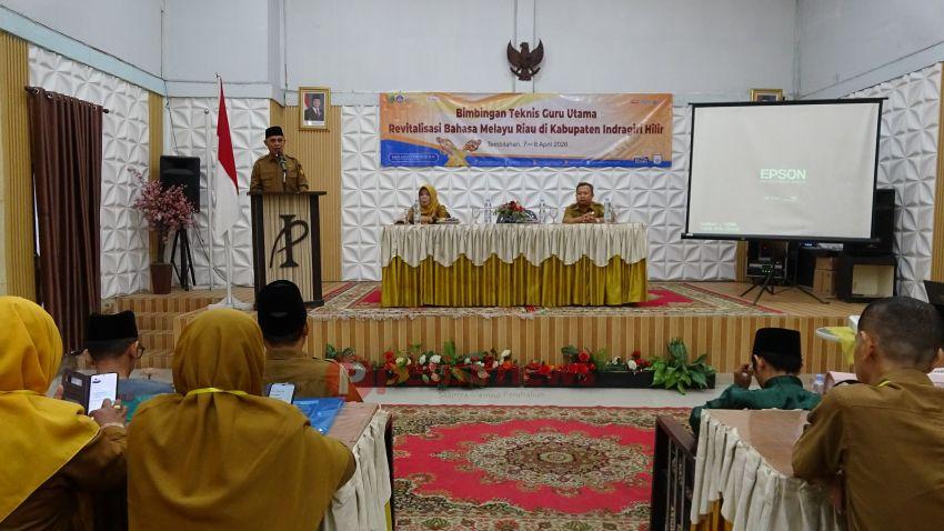 Bupati Inhil Herman Komitmen Untuk Menjaga Kelestarian Bahasa Melayu
