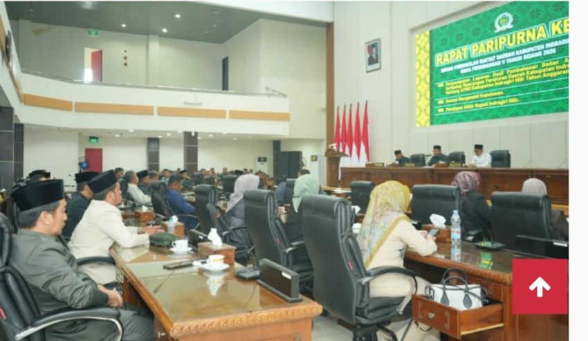 H Herman Hadiri Paripurna Ke 2 DPRD Kabupaten Inhil Masa Persidangan Ke V Tahun 2026