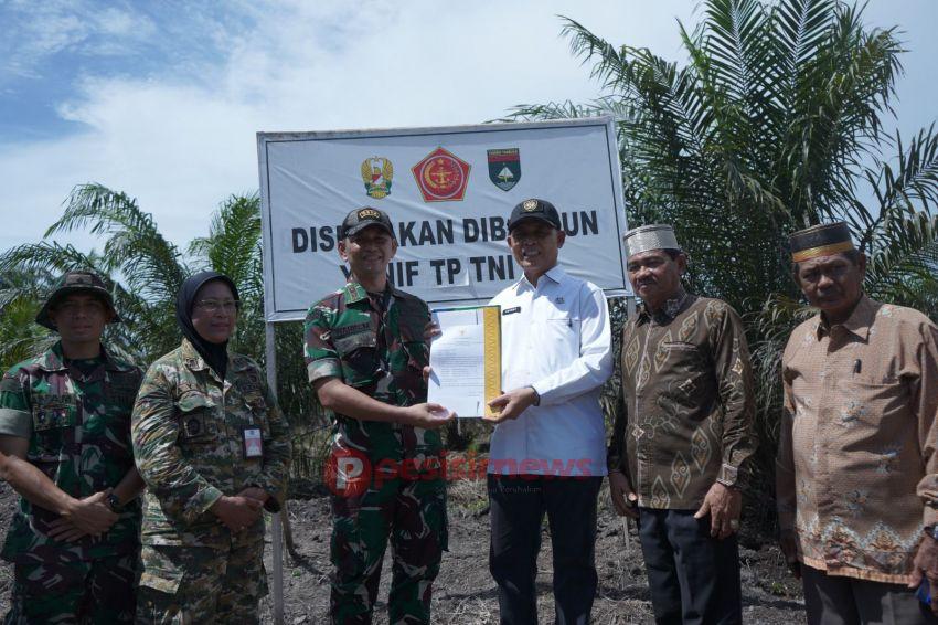 Pemkab Inhil Dukung Pembangunan Batalyon Ketahanan Pangan, Kemhan RI Tinjau Lokasi di Kempas