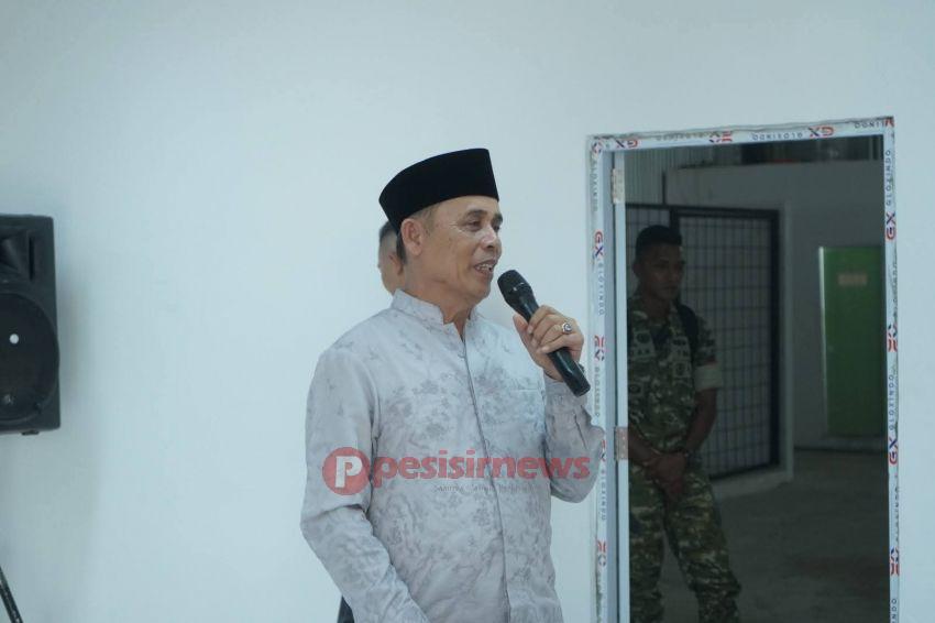 Bupati Inhil Herman Mengikuti Peresmian Koperasi Merah Putih secara Virtual Dengan Presiden Prabowo